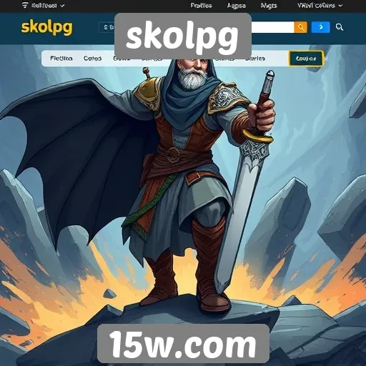Recursos e funcionalidades do site Skolpg